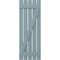 Ekena Millwork Americraft 5-Board (2 Batten) Wood Spaced Board-n-Batten Shutters w/ Z-Bar, ARW102SB519X77SBH, PR ARW102SB519X77SBH - alternate 2